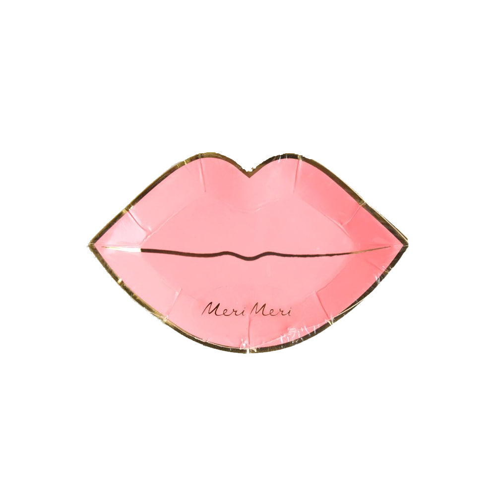 meri meri ♥ Pink Lips Canape Plates(45-3149)