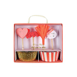 meri meri ♥Valentine&#039;s Love Cupcake Kit(45-3118)