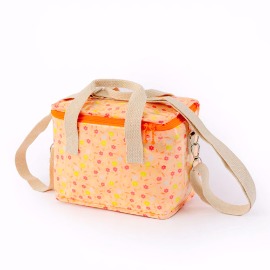 Lunch bag isotherm Peace and Love melon