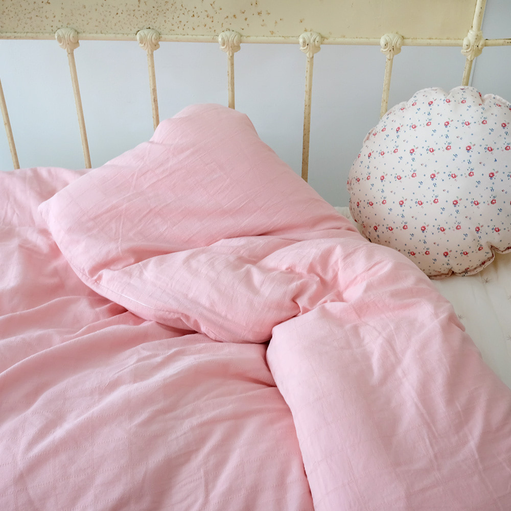 Pink bedding (커버+마이크로화이바솜)